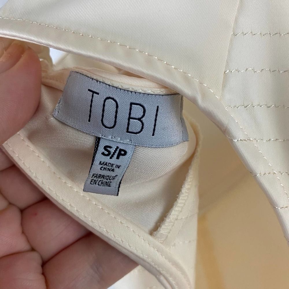 Tobi Bodycon Corset Top Ivory Dress Size Small - Picture 9 of 10